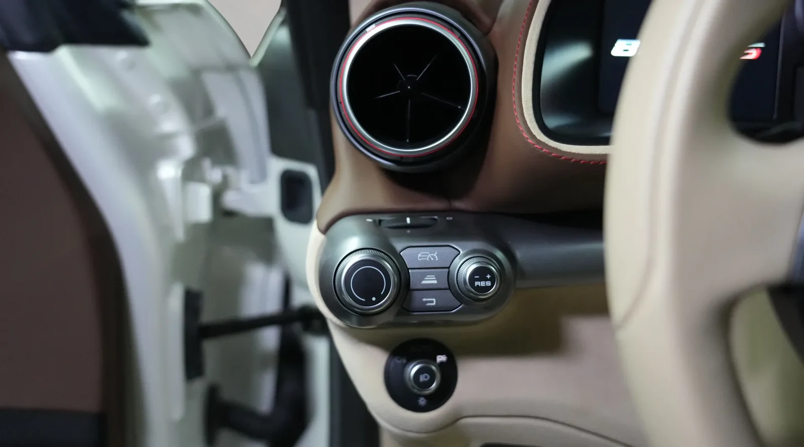 2022 Ferrari 812 GTS interior, Beige and Brown