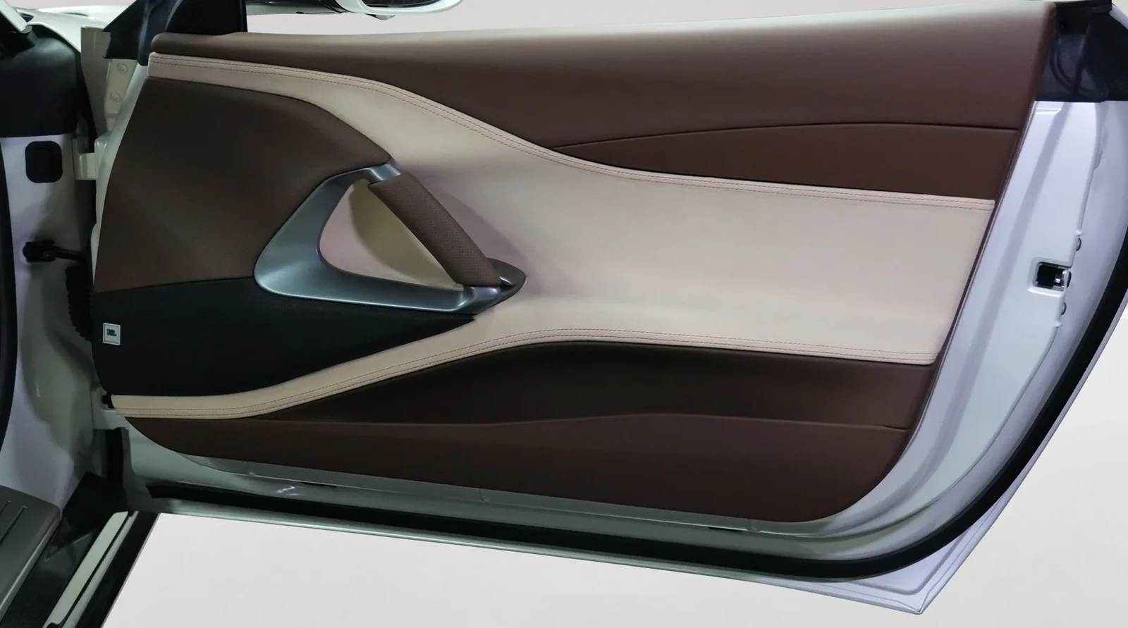 2022 Ferrari 812 GTS interior, door panel, Beige and Brown