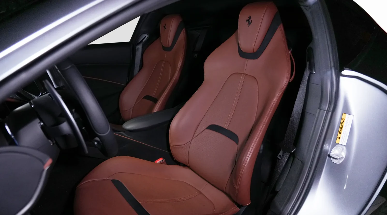 2023 Ferrari Roma interior, seats, Terra Bruciata