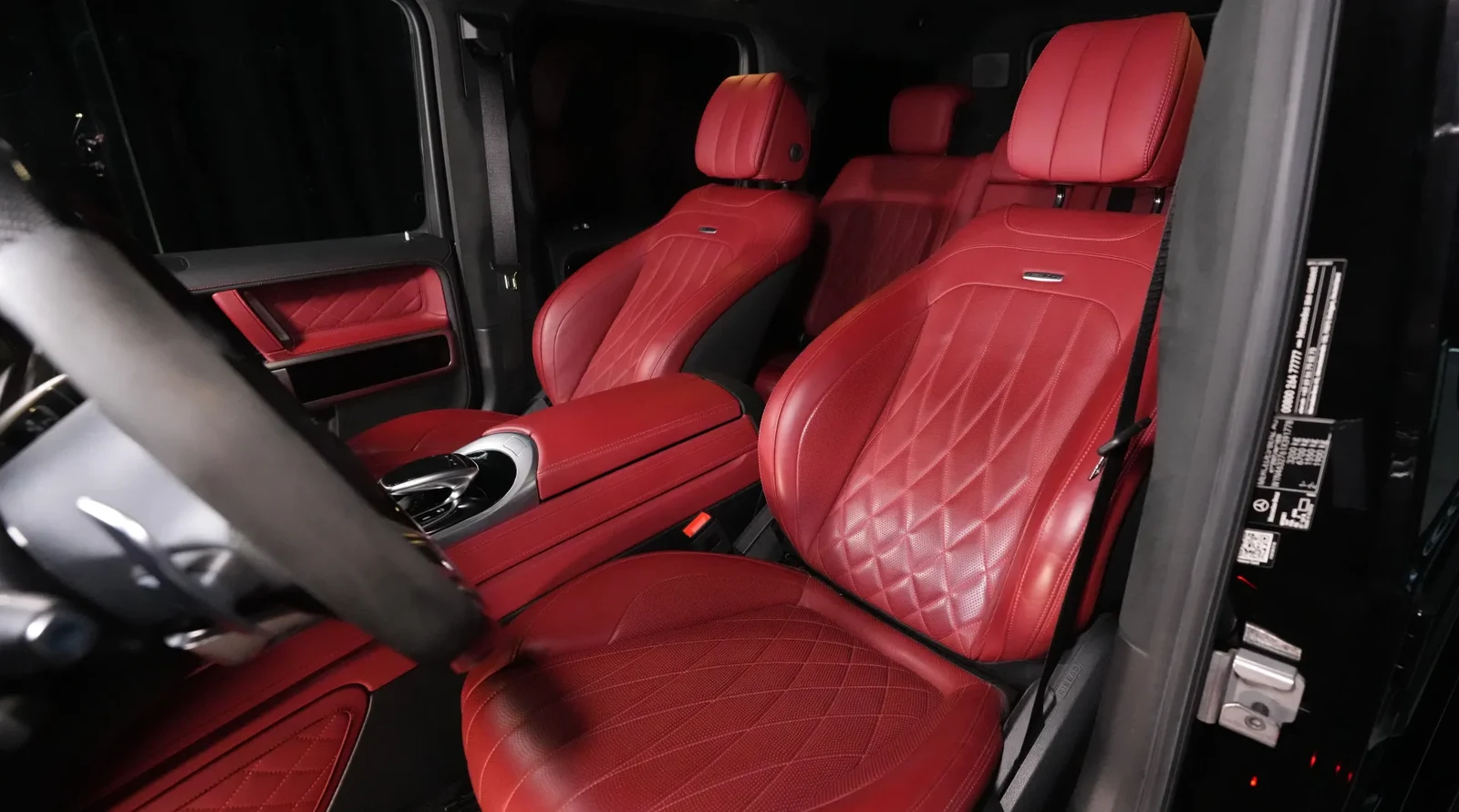 2021 Mercedes-AMG G 63 with Onyx G7X Kit interior, seats, Red Bordeaux