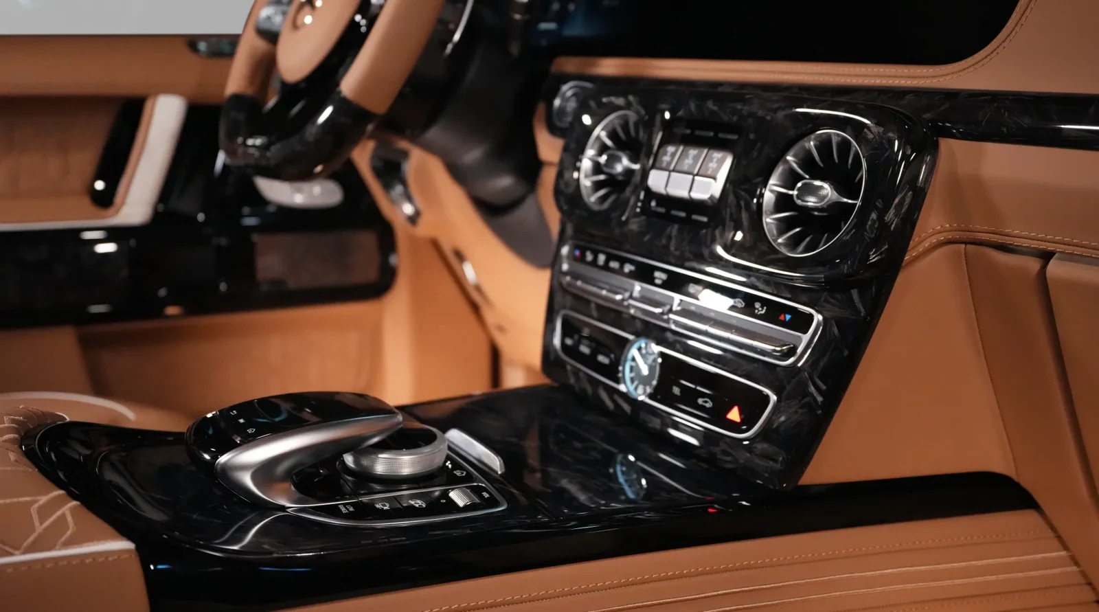 2022 Mercedes-Benz G-Class G7X by Onyx Concept interior, Machiatto Brown