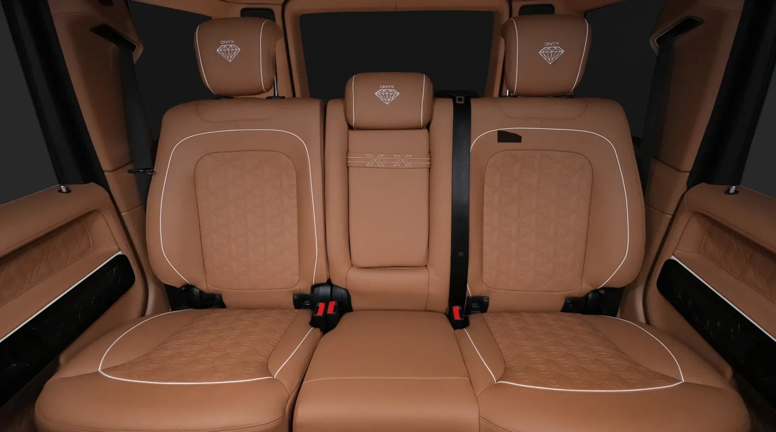 2022 Mercedes-Benz G-Class G7X by Onyx Concept interior, seats, Machiatto Brown