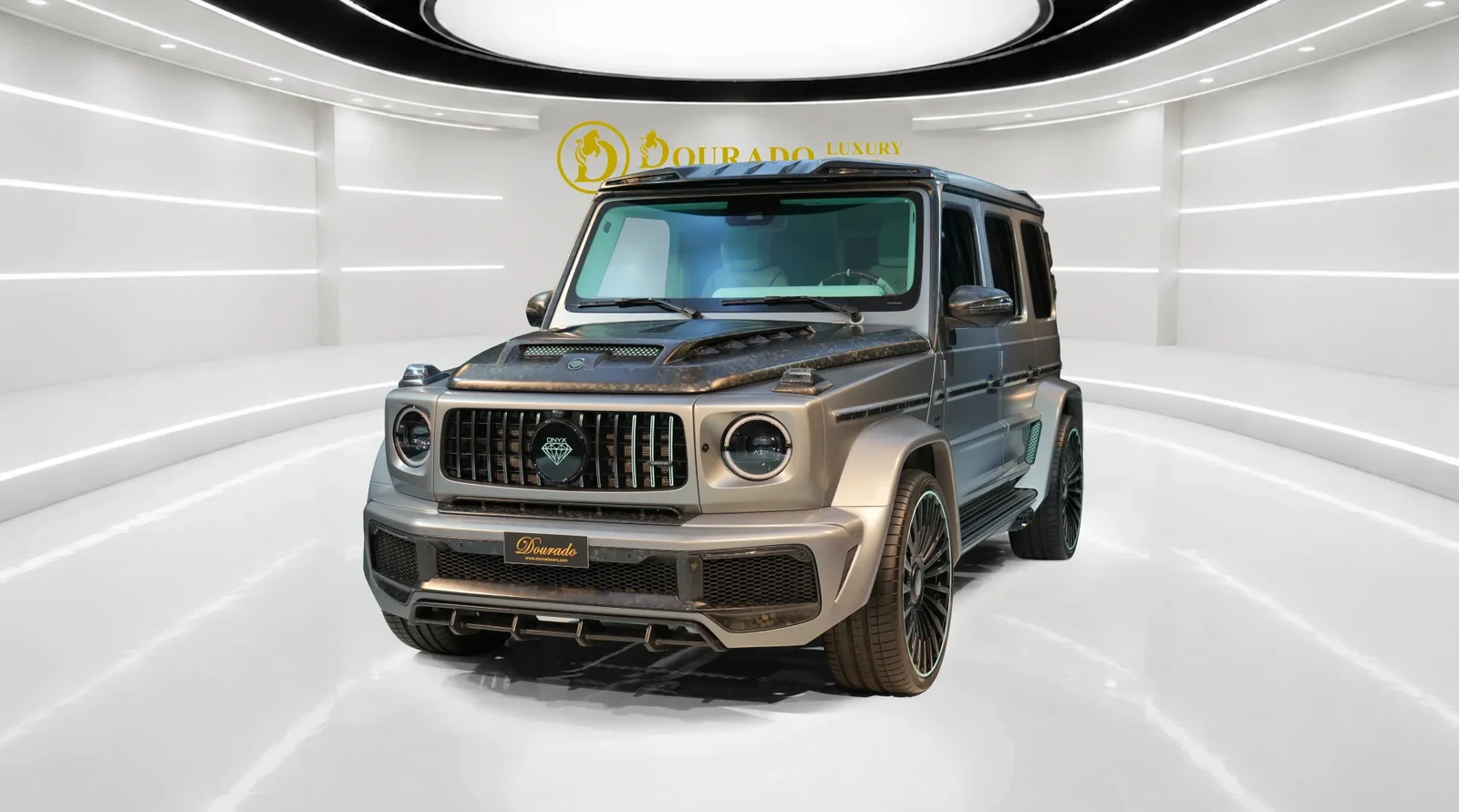 2023 Mercedes-Benz G-Class G7X by Onyx Concept for sale, exterior, Designo Platinum Magno