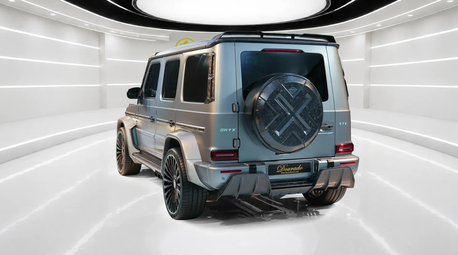 2023 Mercedes-Benz G-Class G7X by Onyx Concept for sale, exterior, Designo Platinum Magno