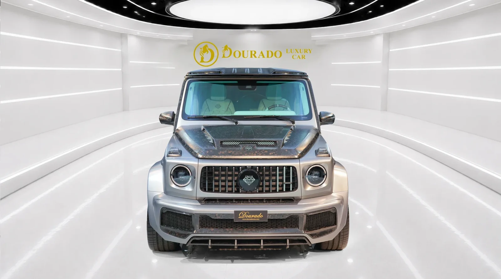 2023 Mercedes-Benz G-Class G7X by Onyx Concept for sale, exterior, Designo Platinum Magno