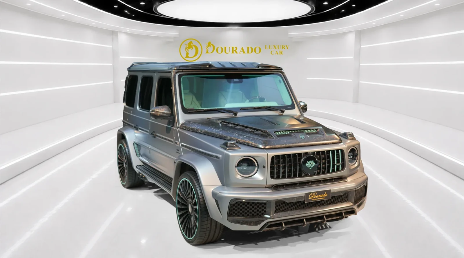 2023 Mercedes-Benz G-Class G7X by Onyx Concept for sale, exterior, Designo Platinum Magno