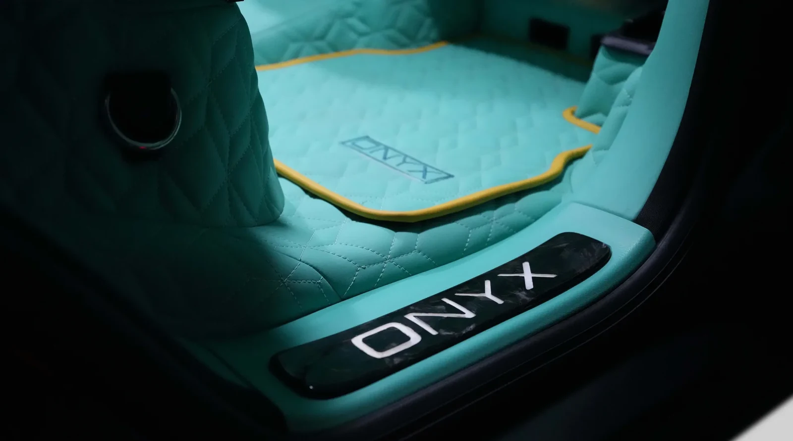 2023 Mercedes-Benz G-Class G7X Keeva by Onyx Concept interior, seats, Mint Green & Goldenrod Matte