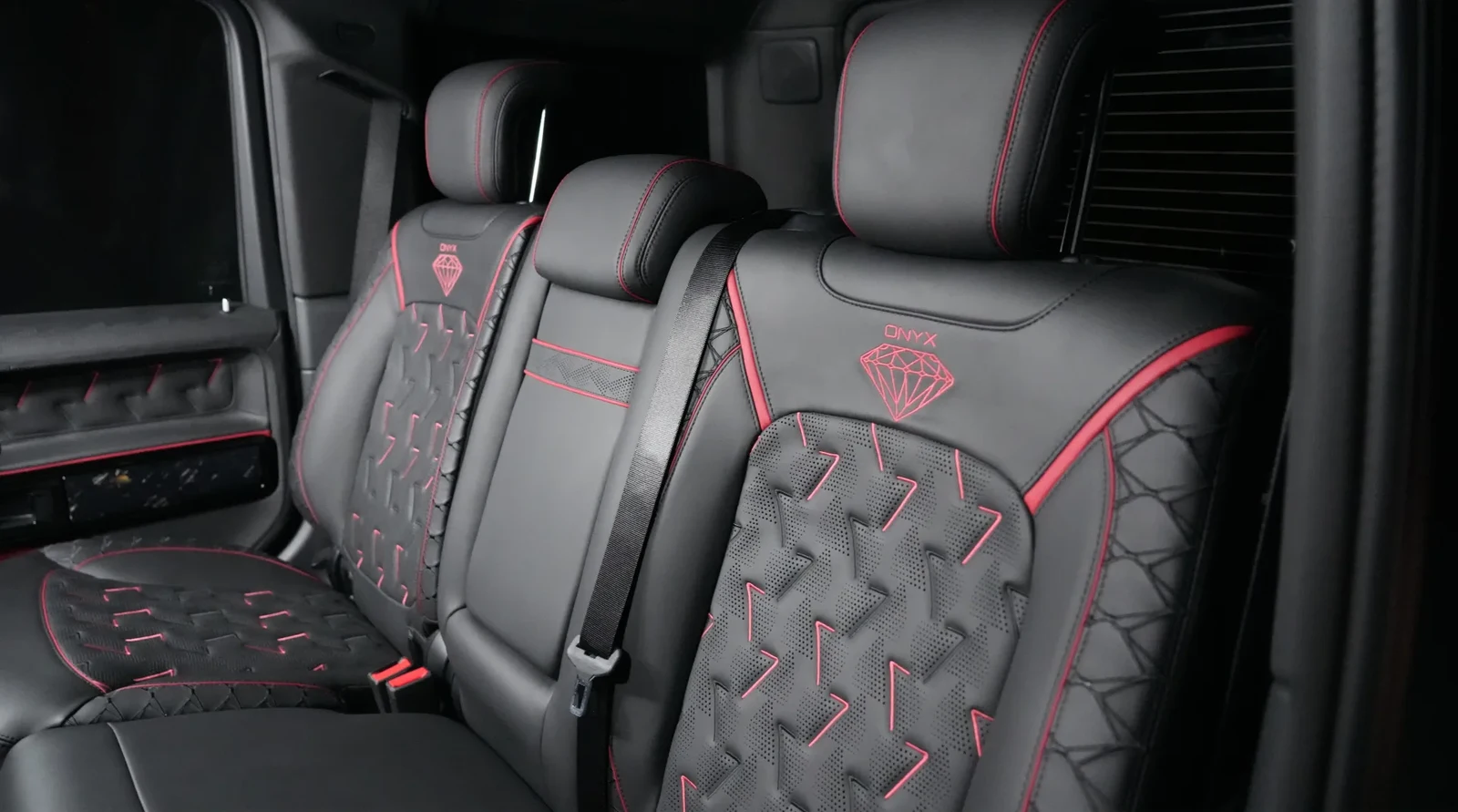 2024 Mercedes-Benz G-Class G7X by Onyx Concept interior, seats, Black