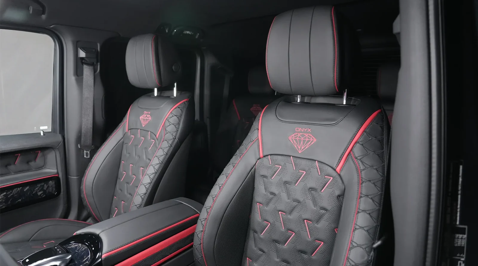 2024 Mercedes-Benz G-Class G7X by Onyx Concept interior, seats, Black