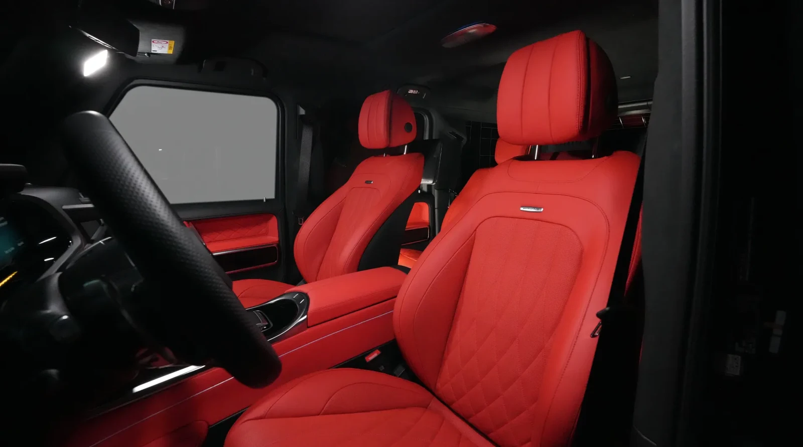 2025 Mercedes-AMG G 63 interior, seats, Red