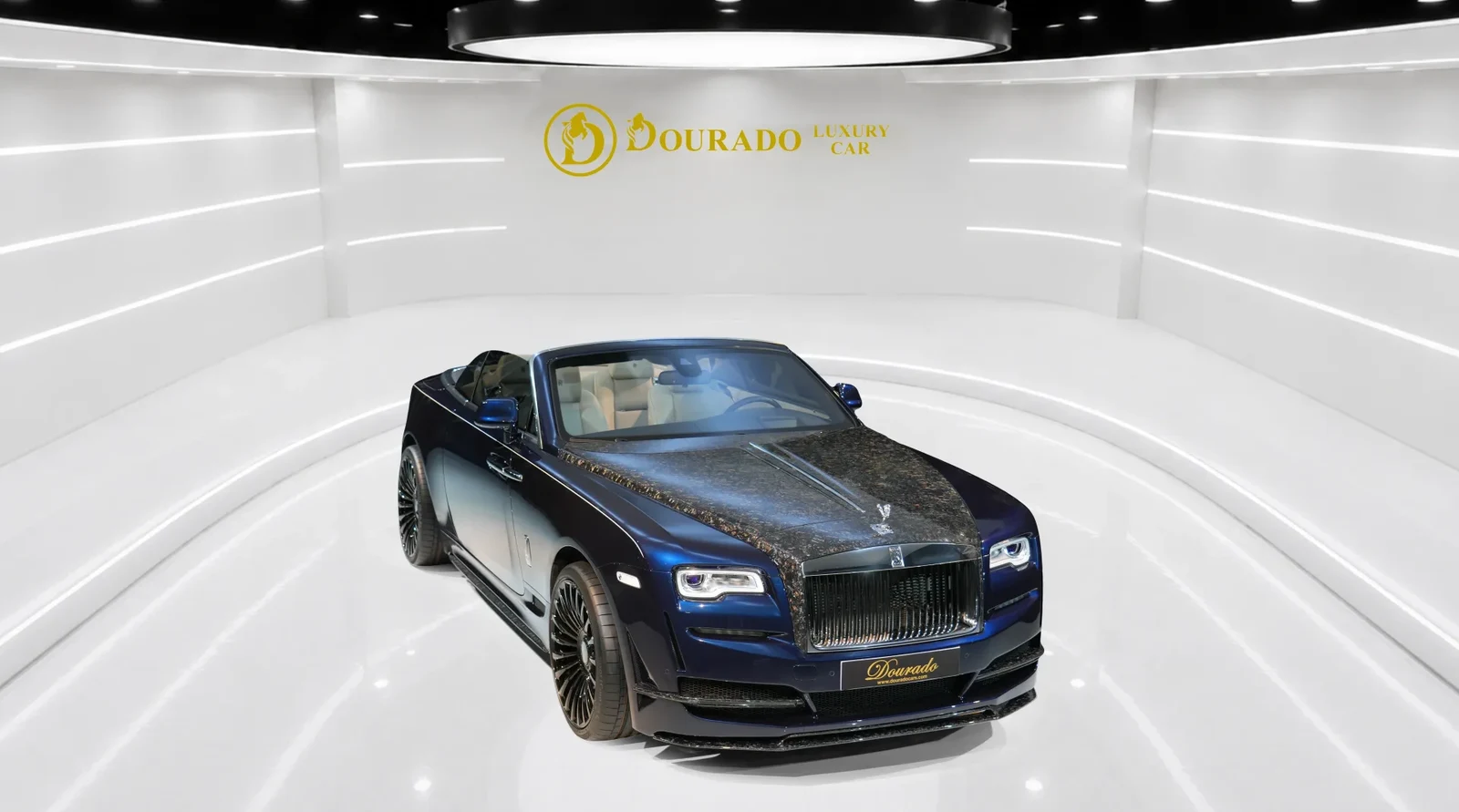 2022 Rolls-Royce Dawn by Onyx Concept for sale, exterior, Special Paint: Midnight Sapphire Blue