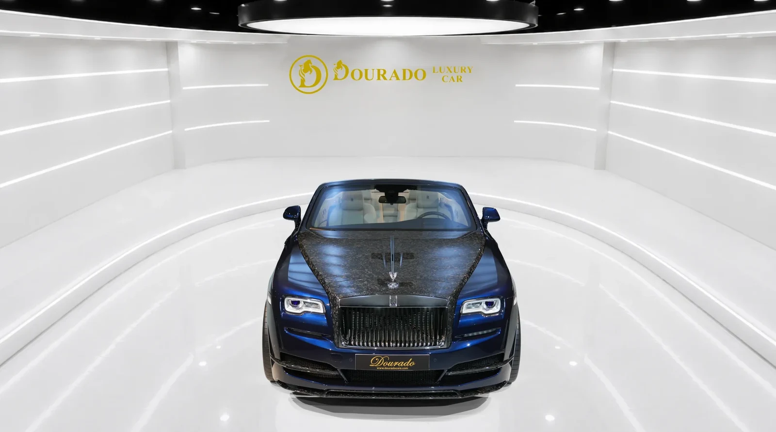 2022 Rolls-Royce Dawn by Onyx Concept for sale, exterior, Special Paint: Midnight Sapphire Blue