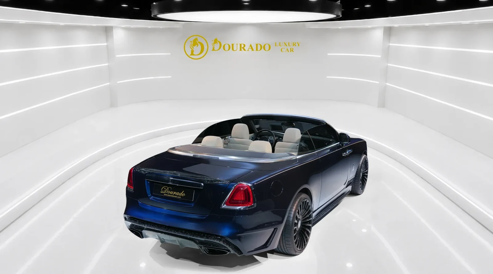 2022 Rolls-Royce Dawn by Onyx Concept for sale, exterior, Special Paint: Midnight Sapphire Blue