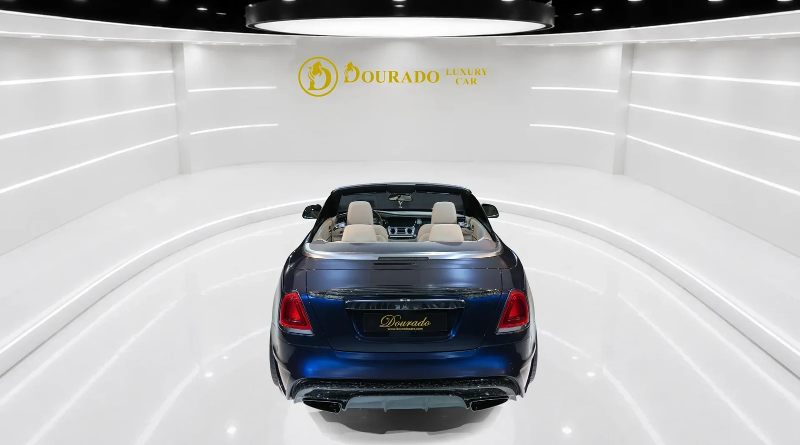 2022 Rolls-Royce Dawn by Onyx Concept for sale, exterior, Special Paint: Midnight Sapphire Blue