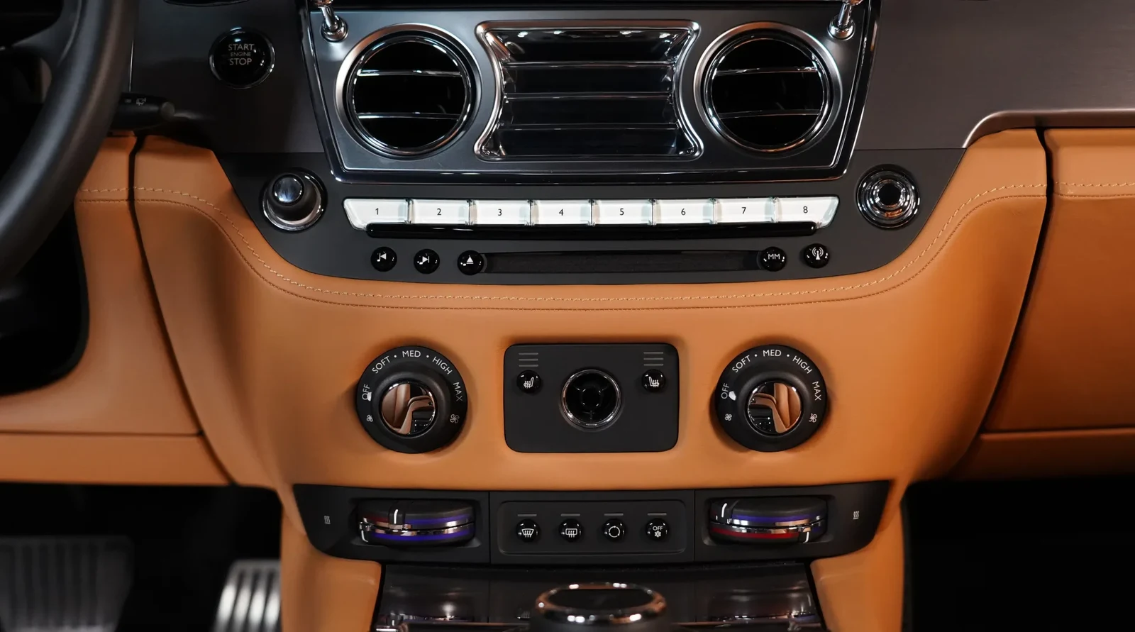 2020 Rolls-Royce Wraith by Onyx Concept interior, Saddlery Tan Brown