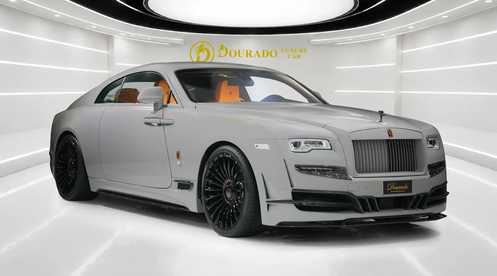 2023 Rolls-Royce Wraith by Onyx Concept, Tempest Grey, complete car from a front three-quarter angle