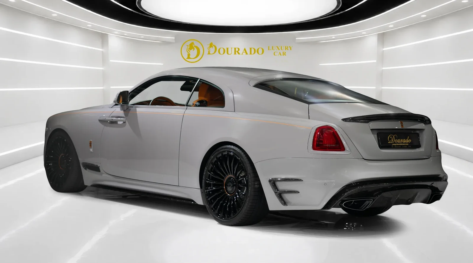 2023 Rolls-Royce Wraith by Onyx Concept, rear three-quarter view, Tempest Grey