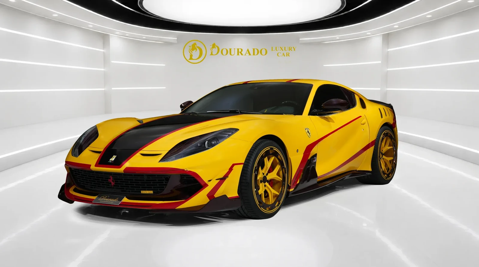 2021 Ferrari 812 Superfast 8XX by Onyx Concept for sale, exterior, Giallo Modena Yellow