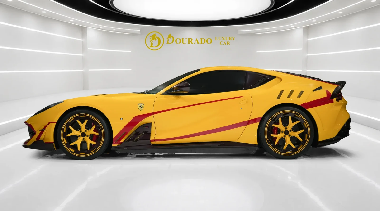 2021 Ferrari 812 Superfast 8XX by Onyx Concept for sale, exterior, Giallo Modena Yellow