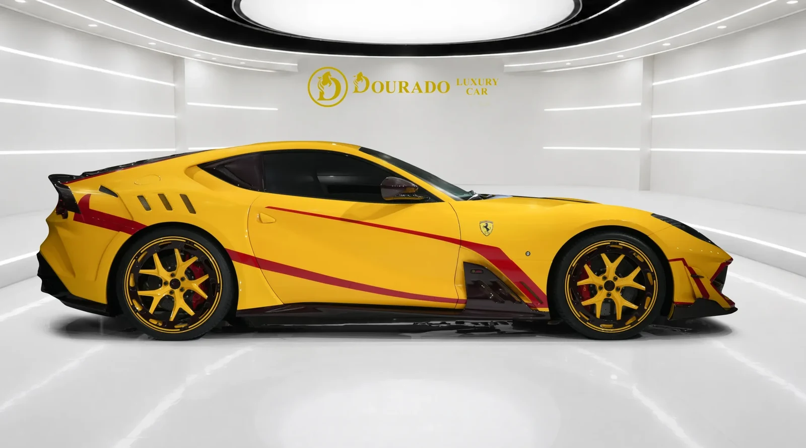 2021 Ferrari 812 Superfast 8XX by Onyx Concept for sale, exterior, Giallo Modena Yellow