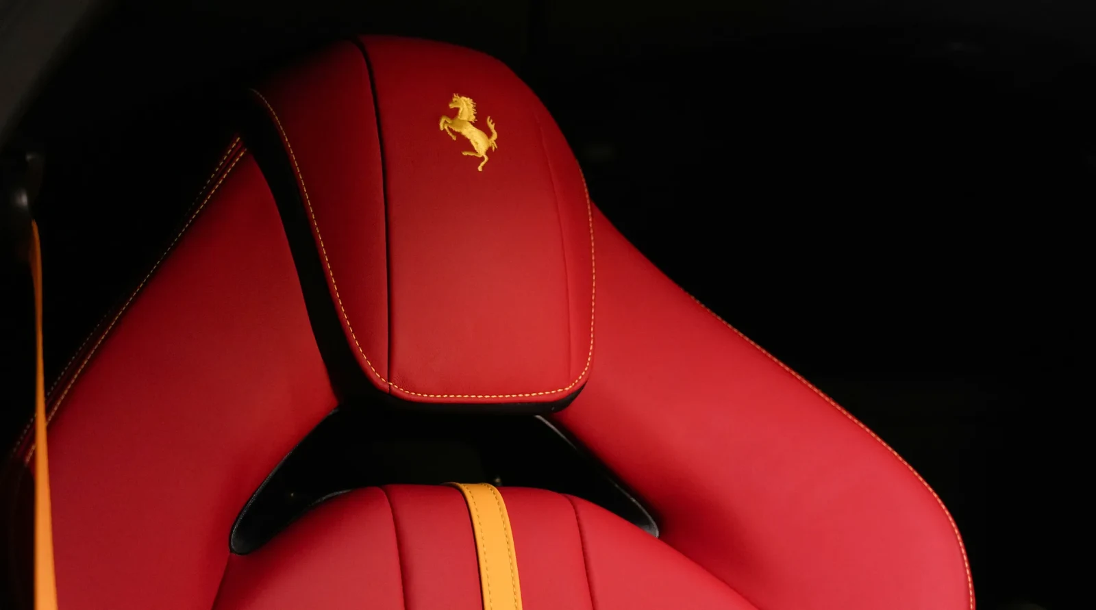 2021 Ferrari 812 Superfast 8XX by Onyx Concept interior, seats, Rosso Ferrari Red
