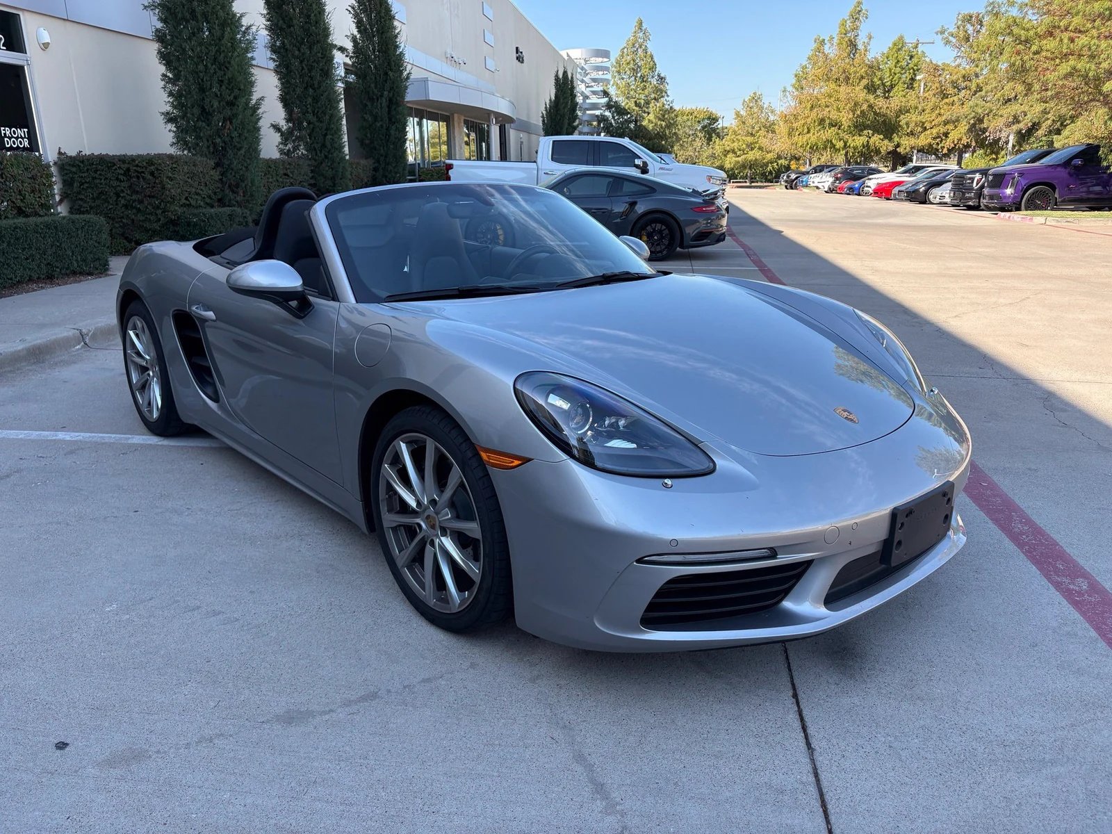 2021 Porsche 718 Boxster for sale, exterior, Silver