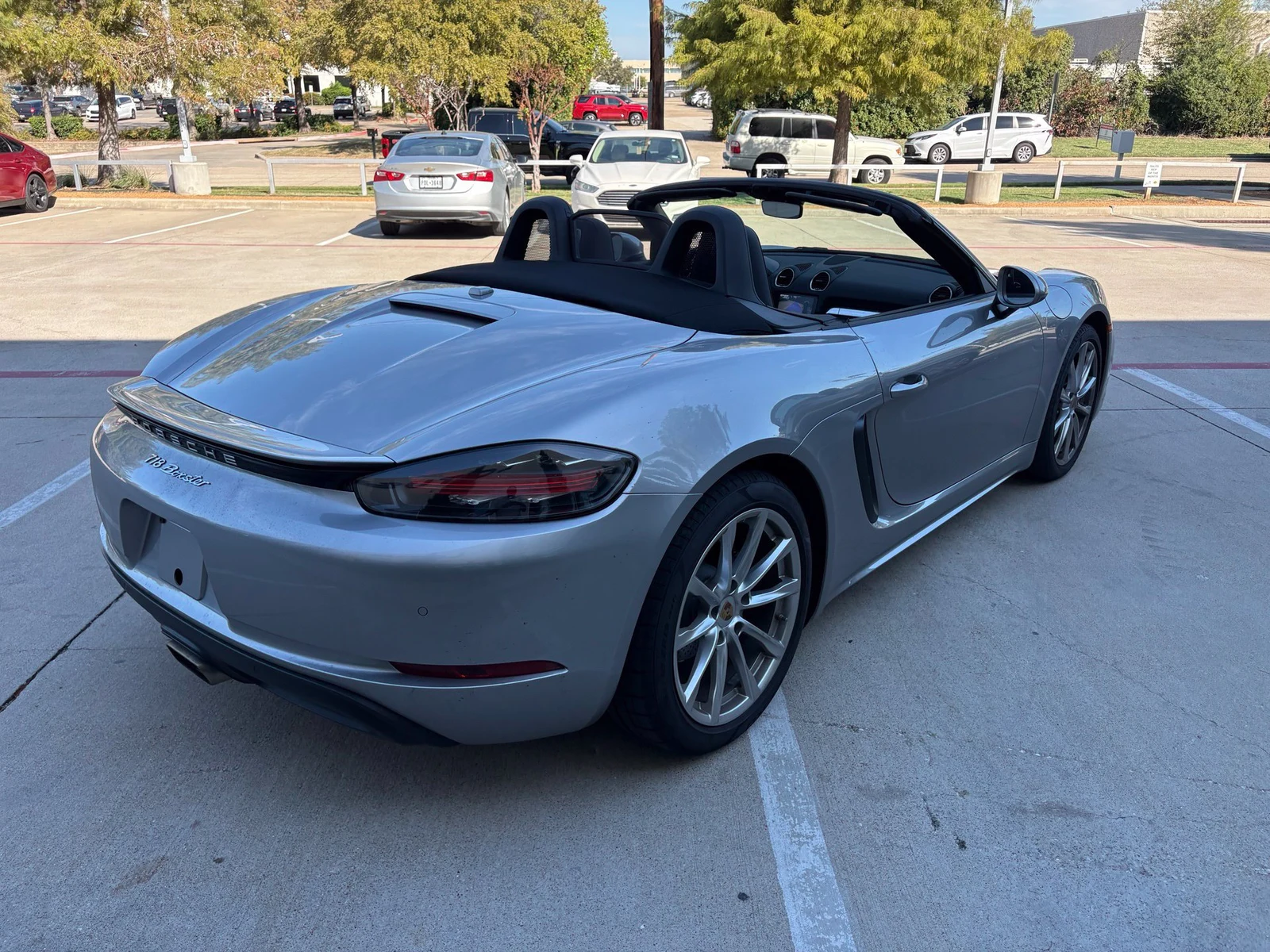 2021 Porsche 718 Boxster for sale, exterior, Silver