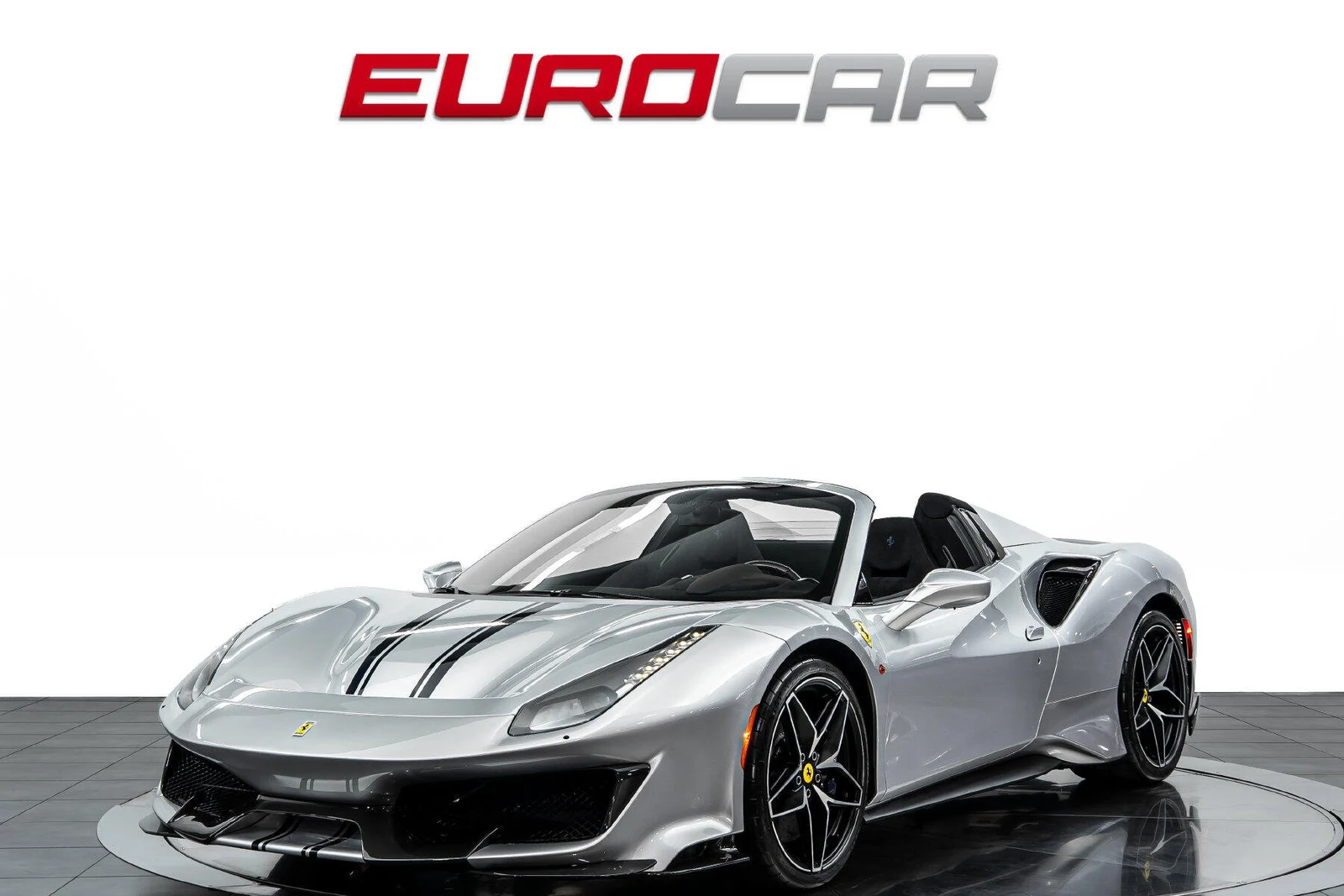 Ferrari 488 Pista Spider · Argento Nurburgring Metallic · Eurocar OC