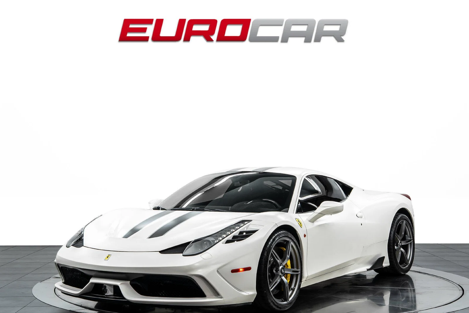 Ferrari 458 Speciale · Bianco Avus · Eurocar OC
