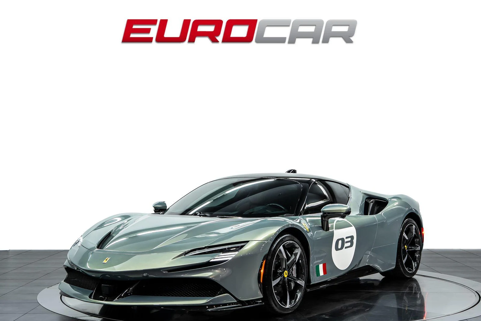 Ferrari SF90 Stradale · Argento Siracusa · Eurocar OC
