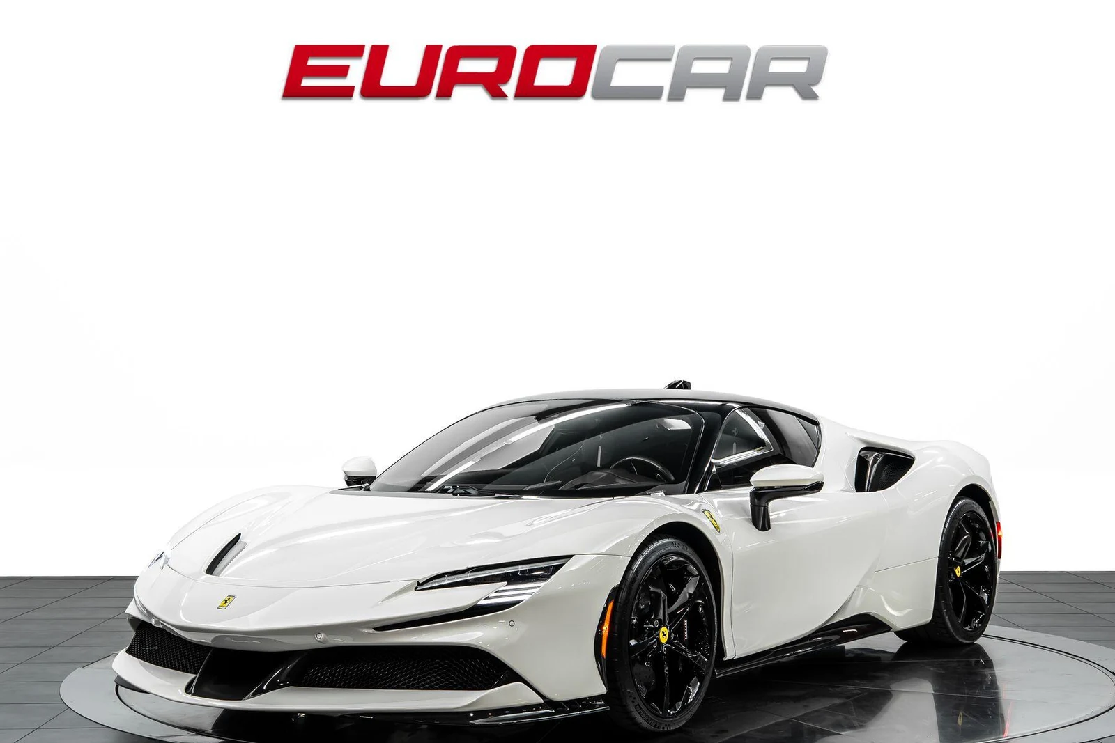 Ferrari SF90 Stradale · Bianco Avus · Eurocar OC