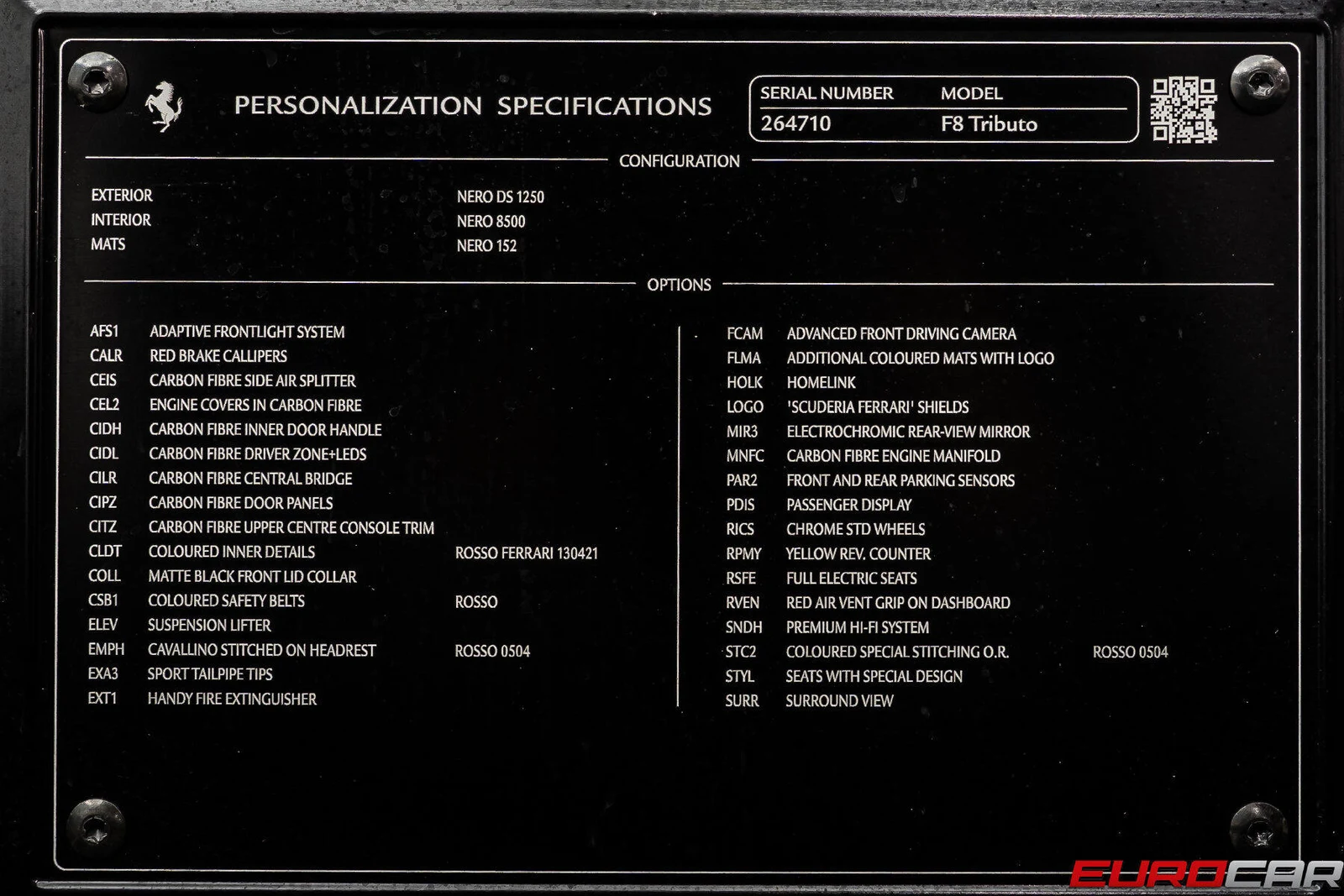 2021 Ferrari F8 Tributo, 11/20