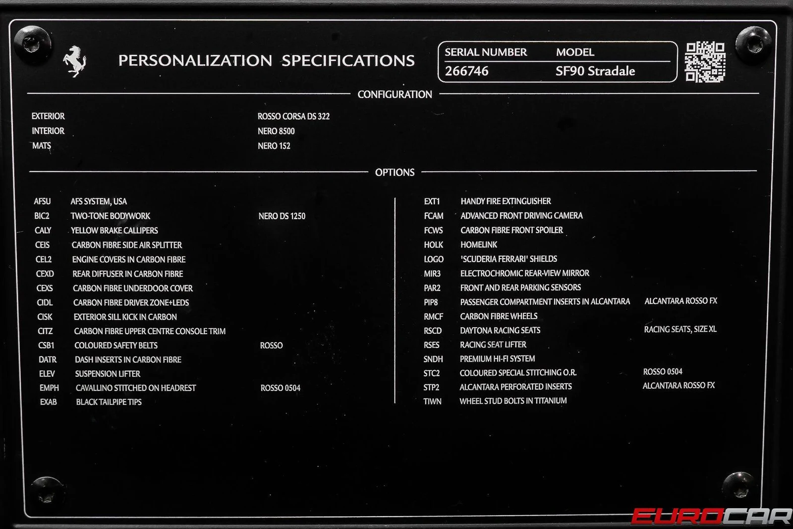 2021 Ferrari SF90 Stradale, 12/20