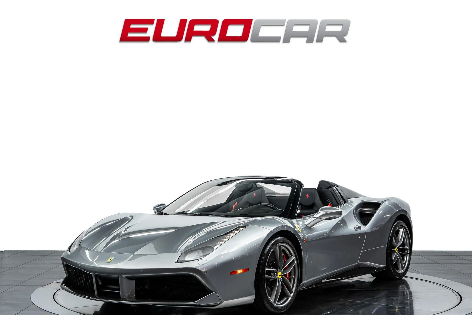 Ferrari 488 Spider · Grigio Titanio Metallizzato Metallic · Eurocar OC