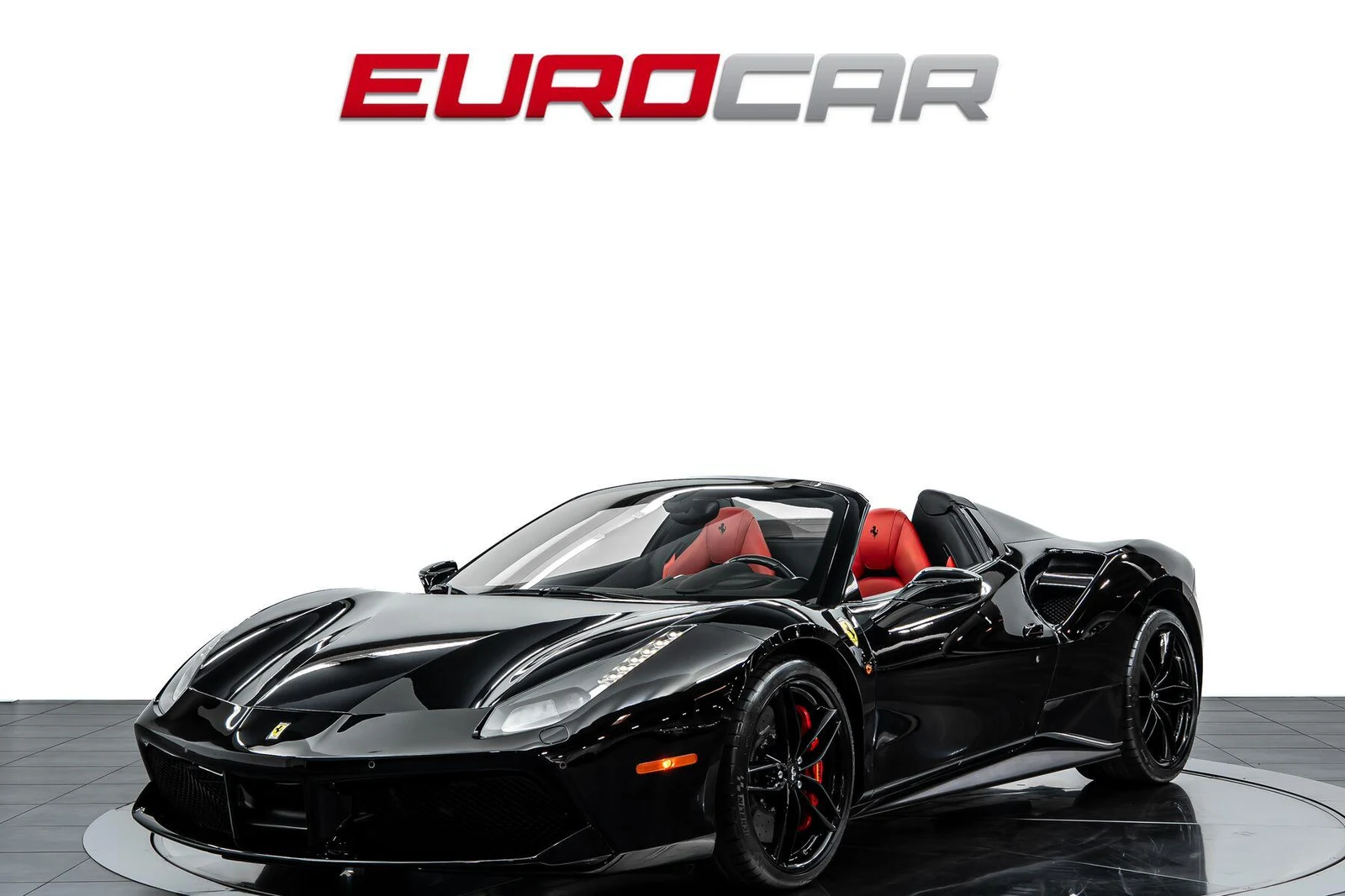 Ferrari 488 Spider · Nero DS · Eurocar OC