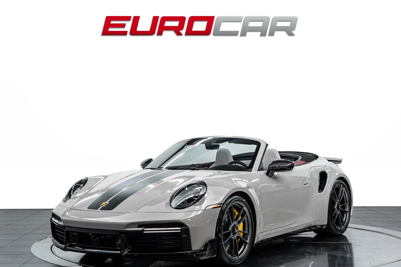 Porsche 911 (992.1) Turbo S Cabriolet · Chalk · Eurocar OC