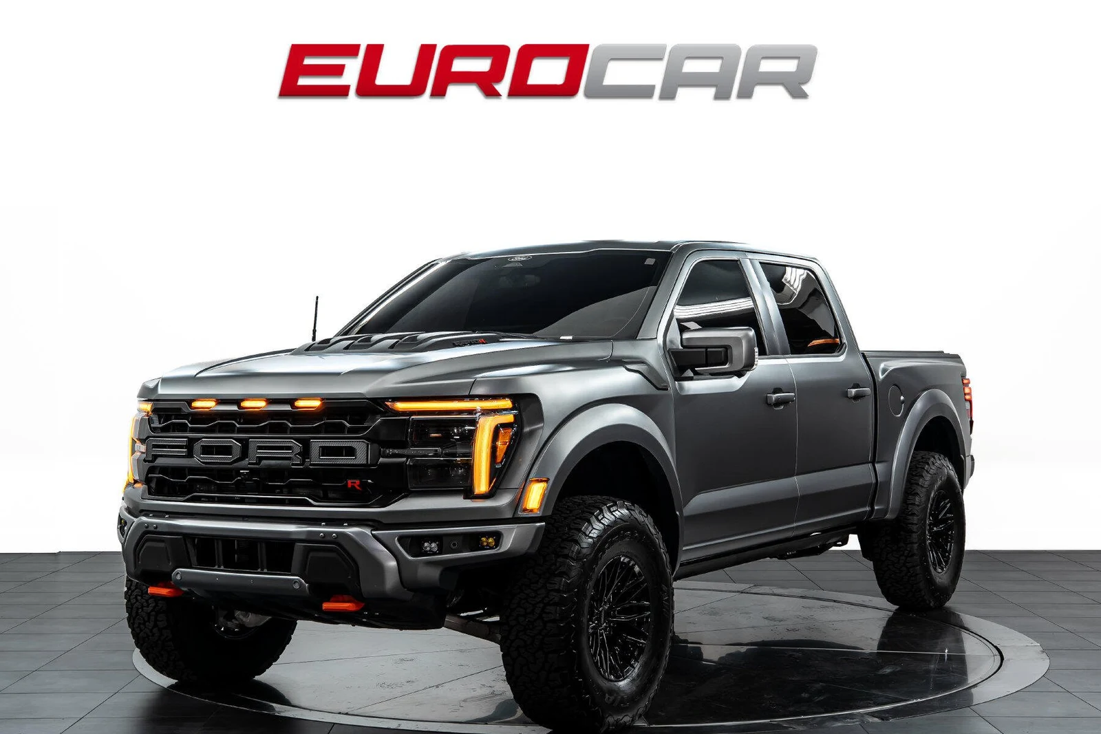 Gray Ford F-150 Raptor R photographed at Eurocar