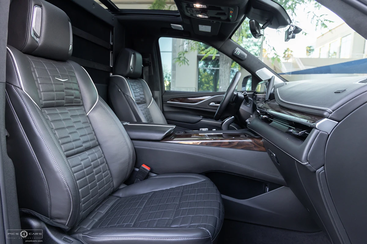 2022 Cadillac Escalade ESV Sport Platinum interior, seats
