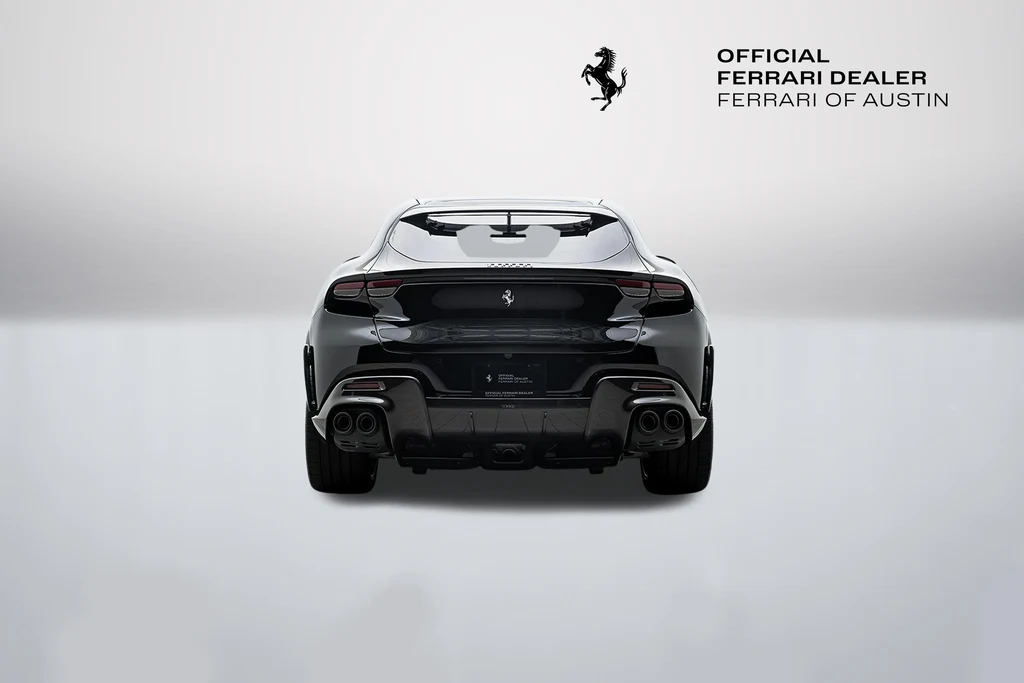 2024 Ferrari Purosangue, rear three-quarter view, Black