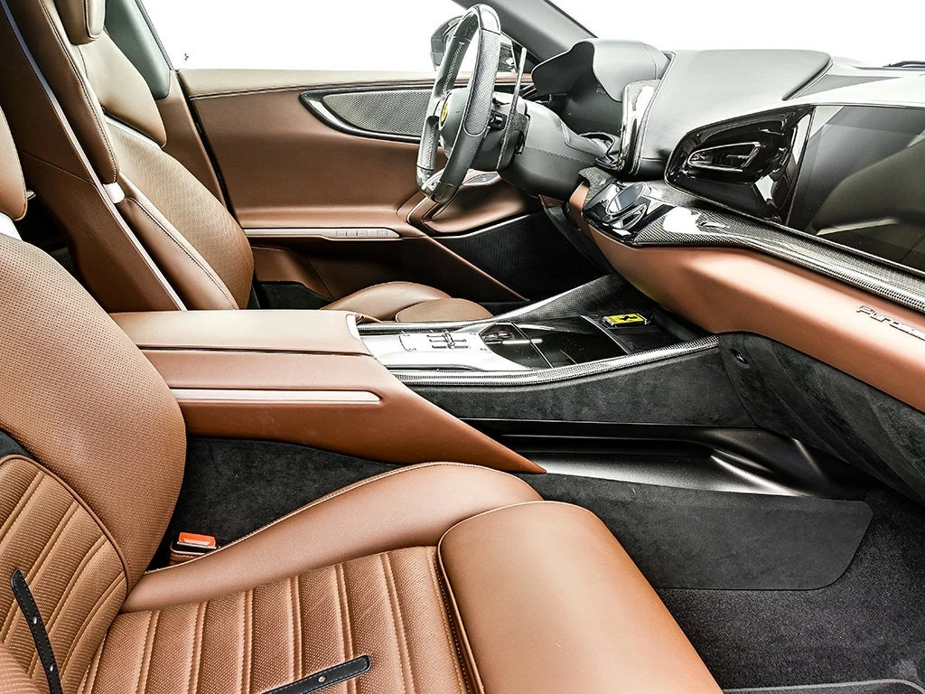2024 Ferrari Purosangue interior, seats, Cioccolato