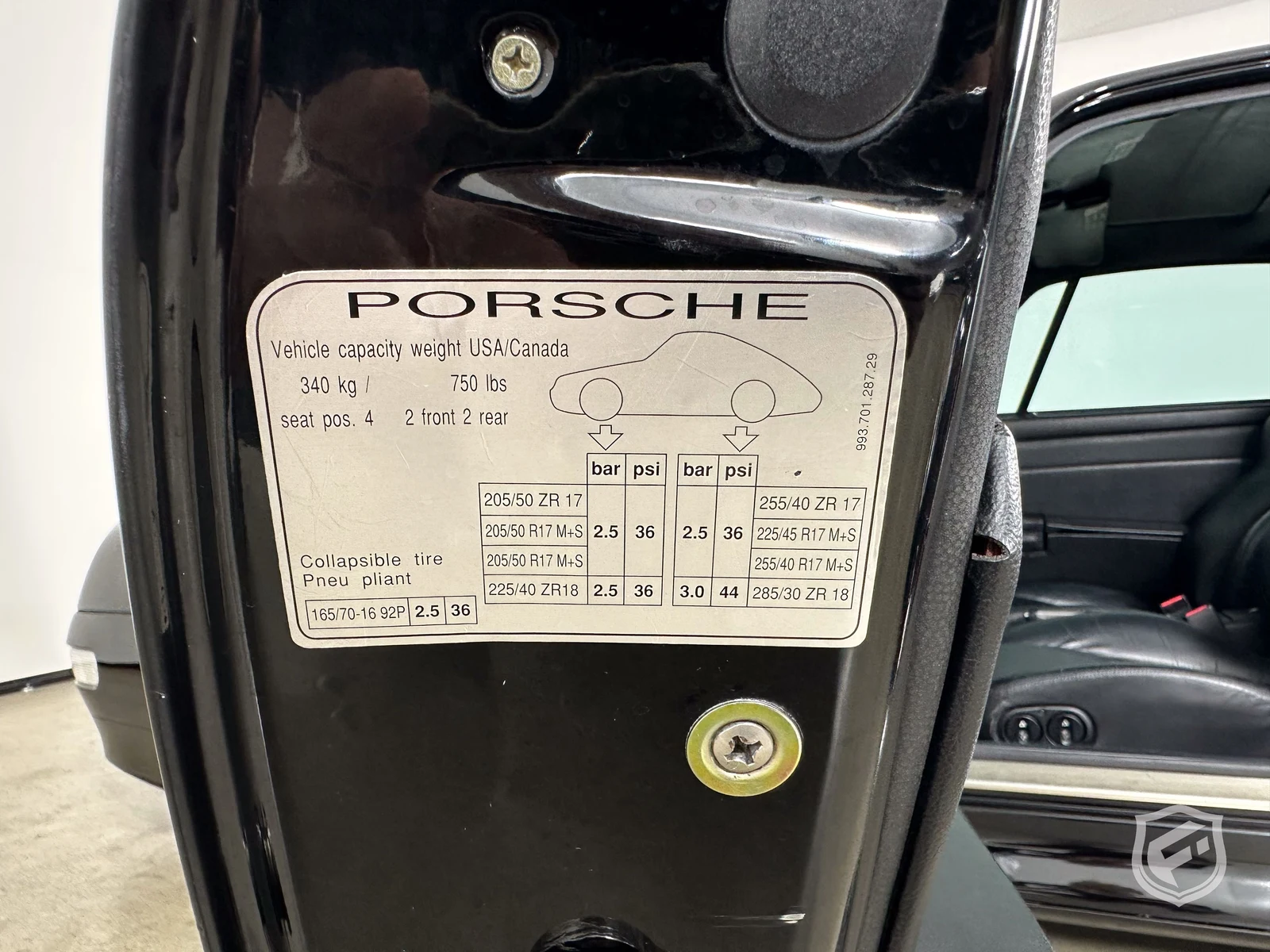 1998 Porsche 911 Carrera S (993), 11/20