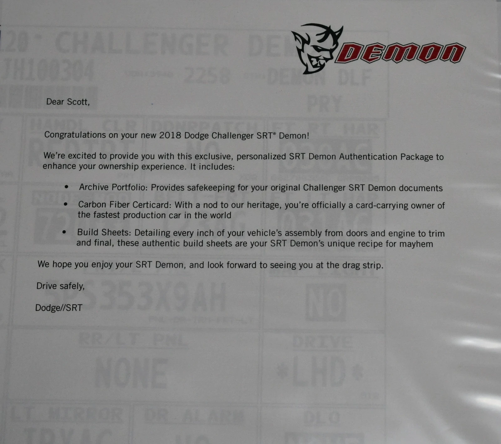 2018 Dodge Challenger SRT Demon (3rd Generation), 14/20