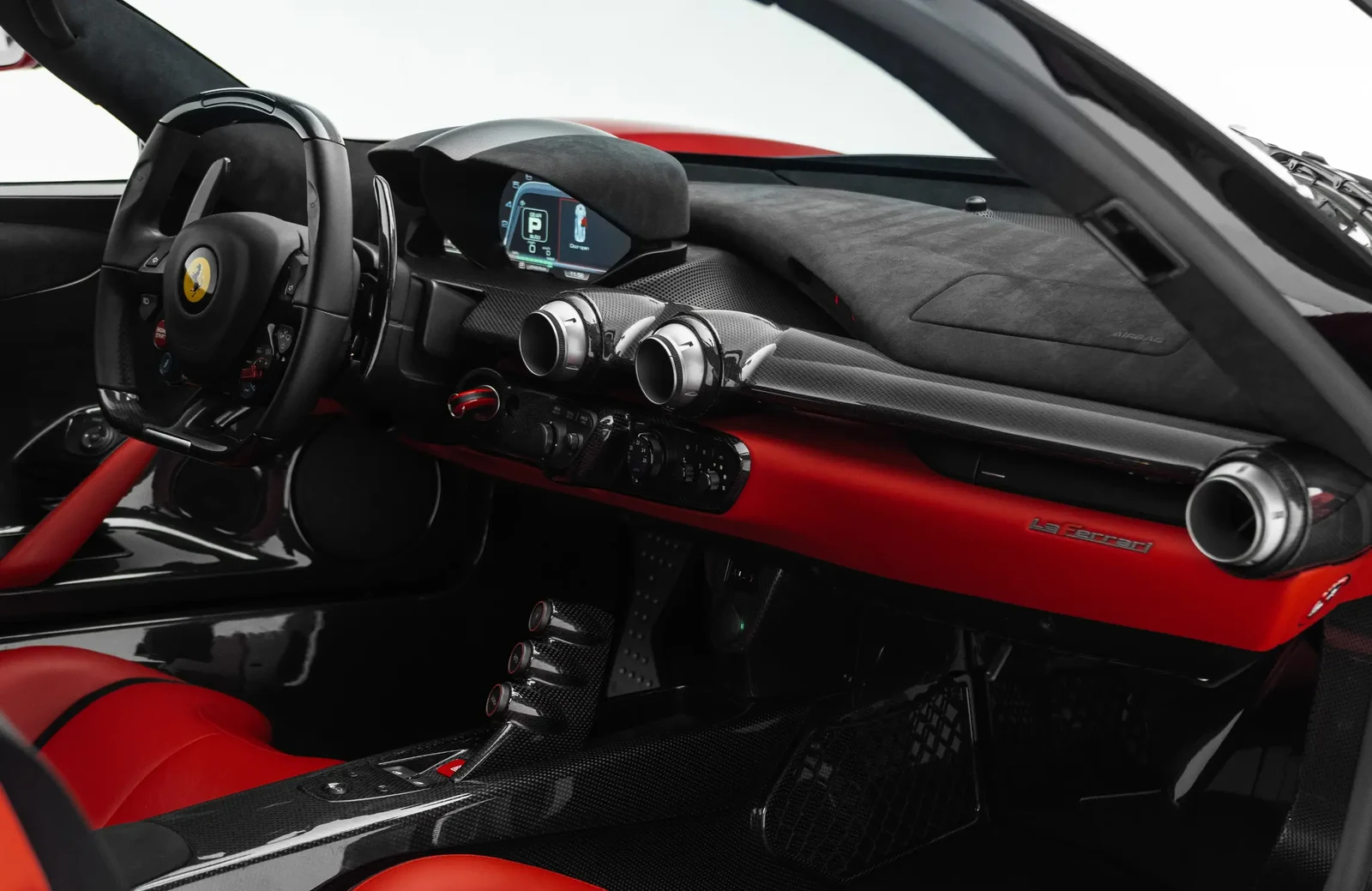 2014 Ferrari LaFerrari interior, center console