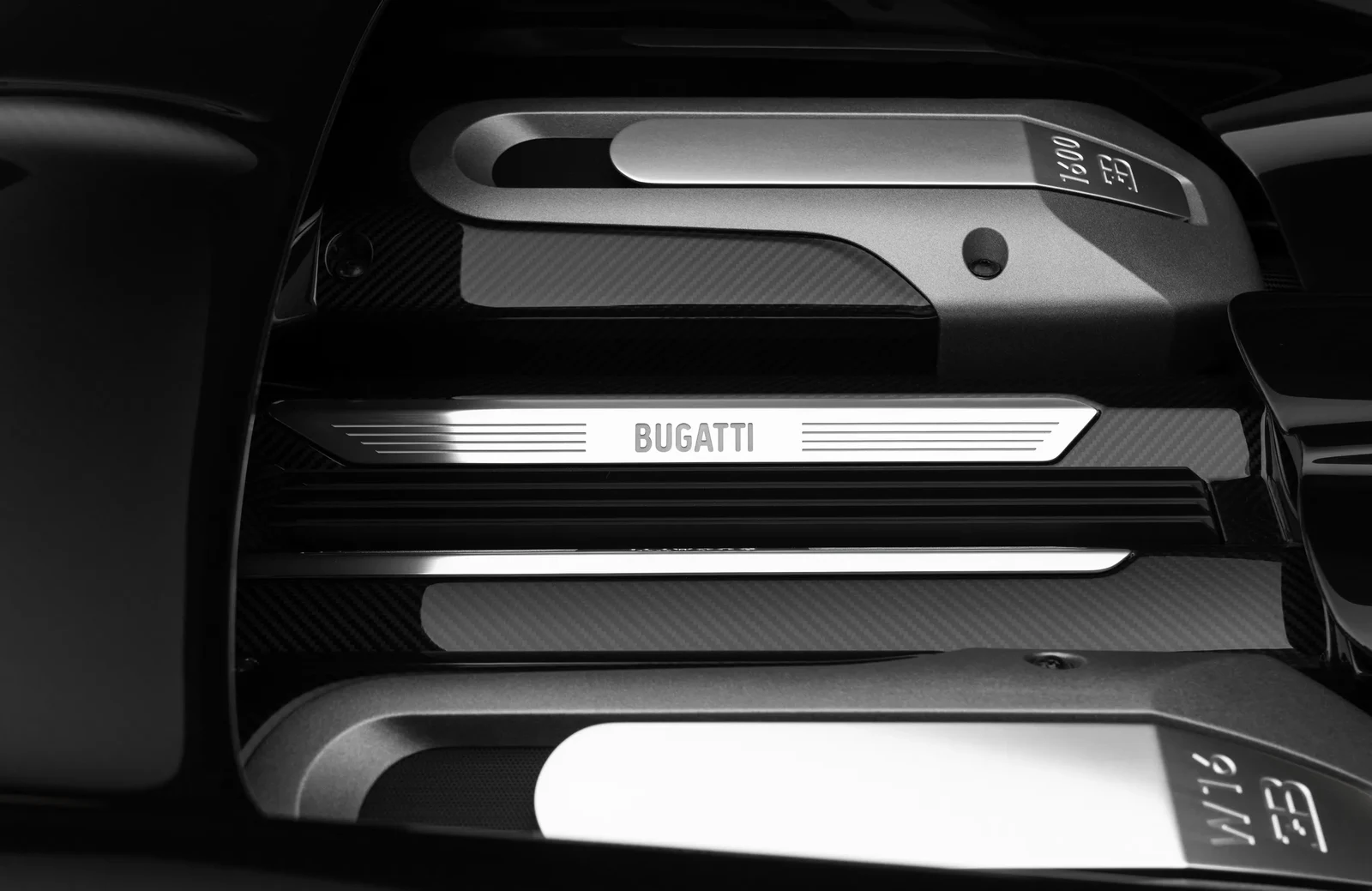 2025 Bugatti W16 Mistral interior, door sill