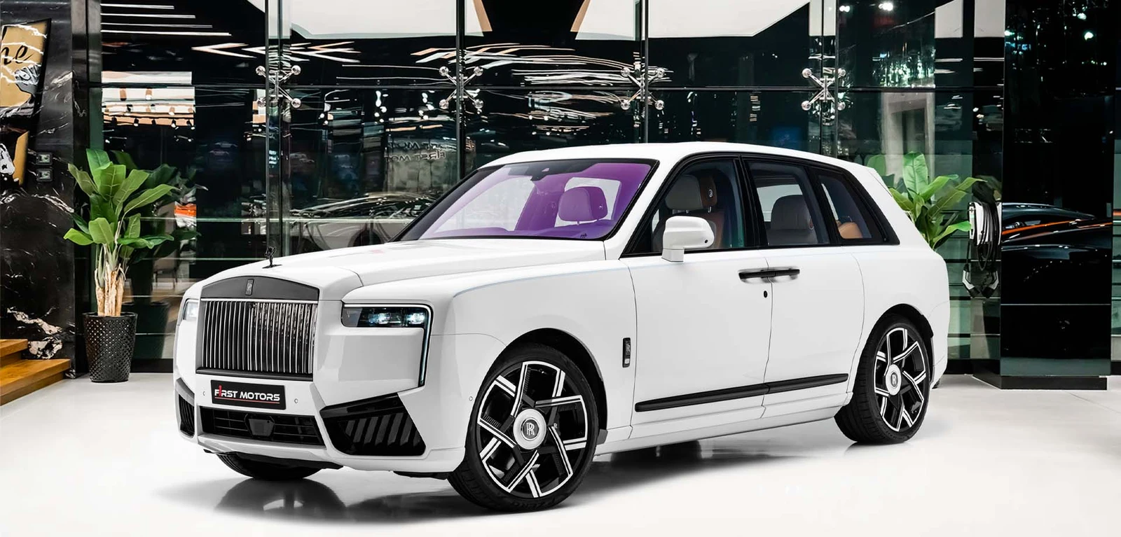 2025 Rolls-Royce Cullinan Black Badge Series II at F1rst Motors, front three-quarter view