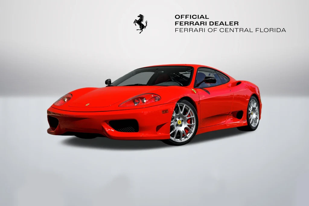 Ferrari 360 Challenge Stradale in a front three-quarter view