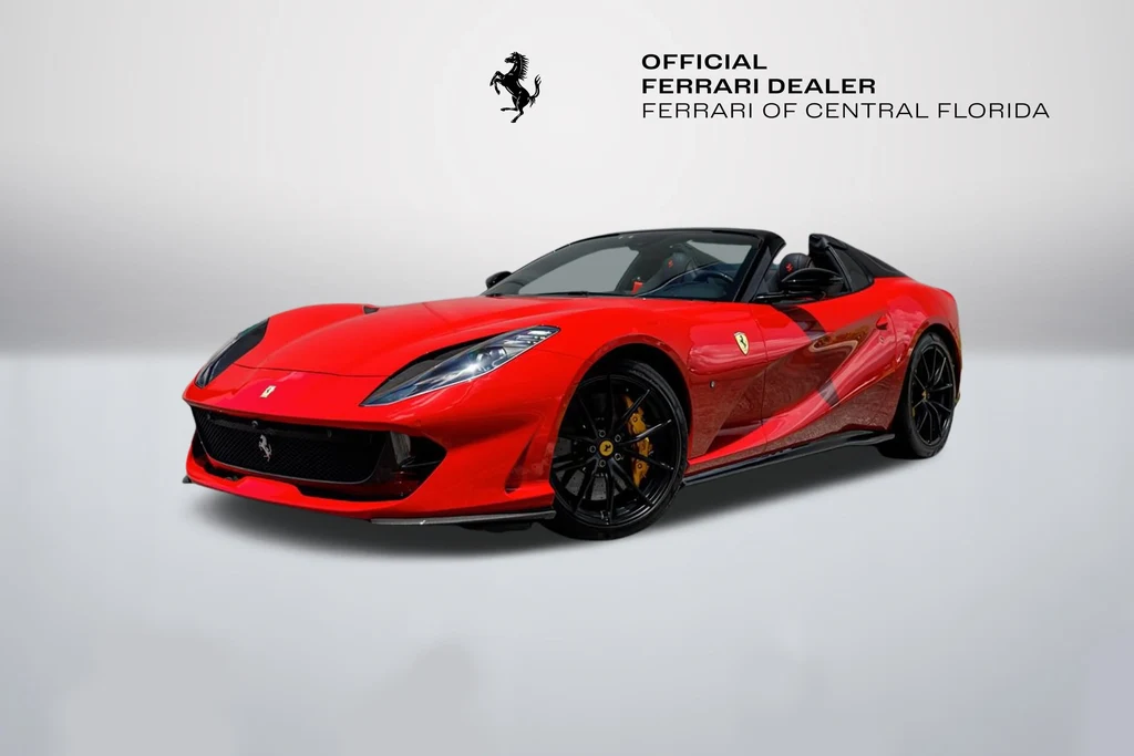 Ferrari 812 GTS in a front three-quarter view