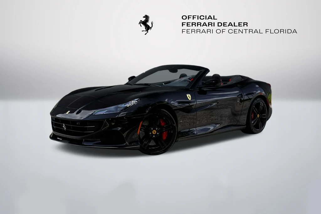 Ferrari Portofino M in a front three-quarter view
