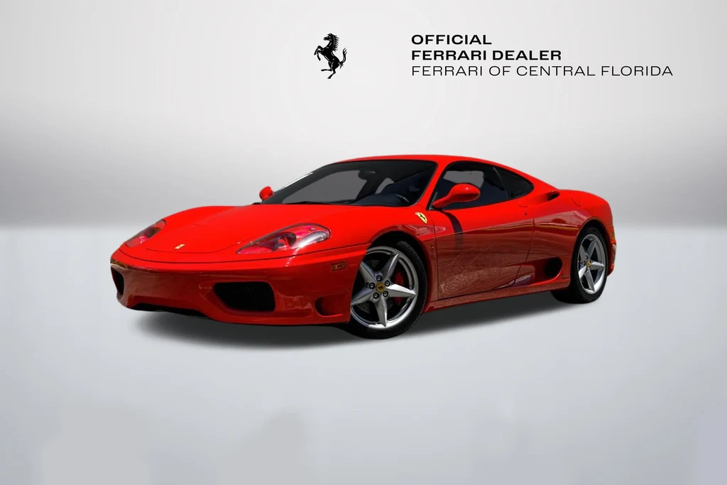 Ferrari 360 Modena in a front three-quarter view