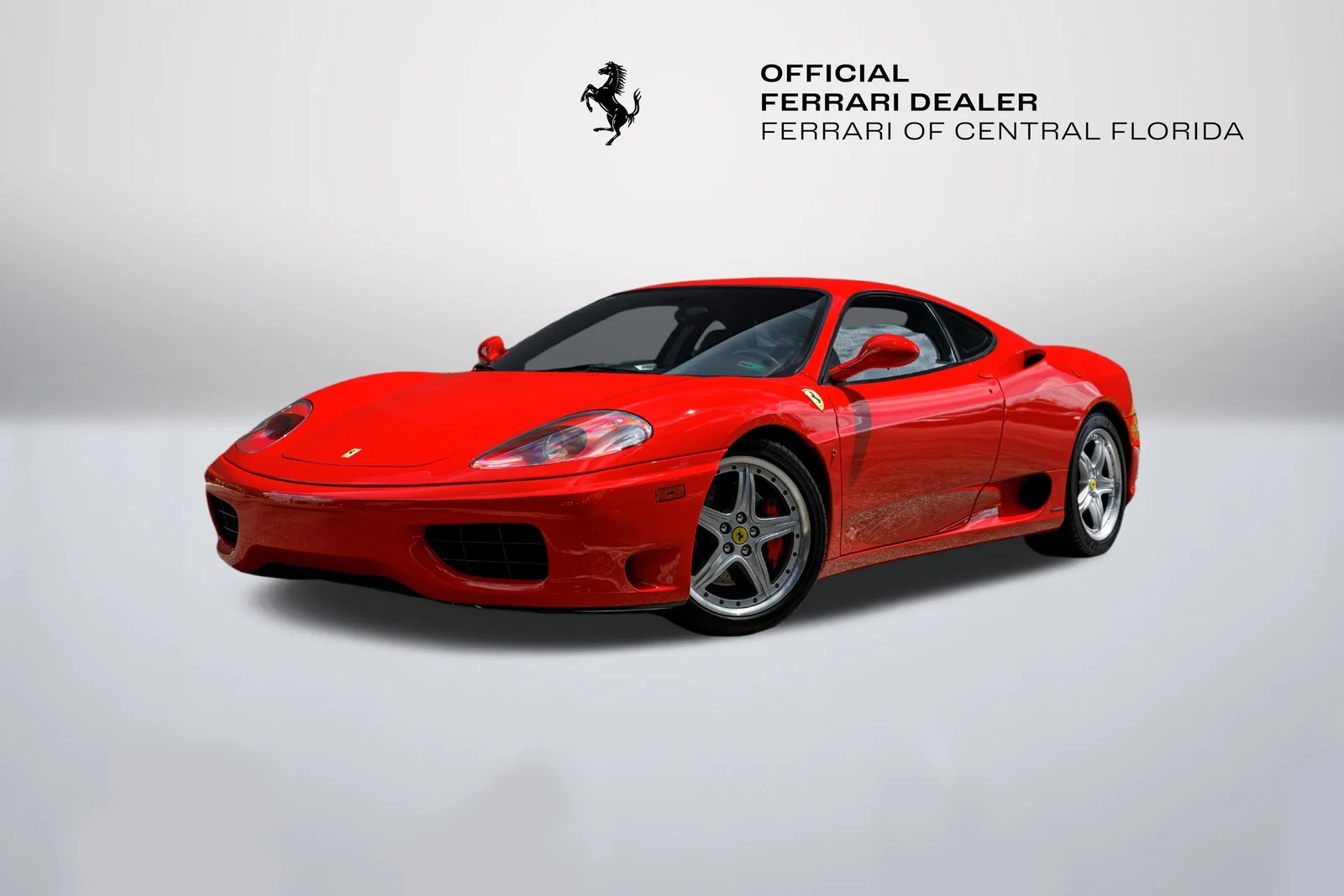 Ferrari 360 Modena in a front three-quarter view
